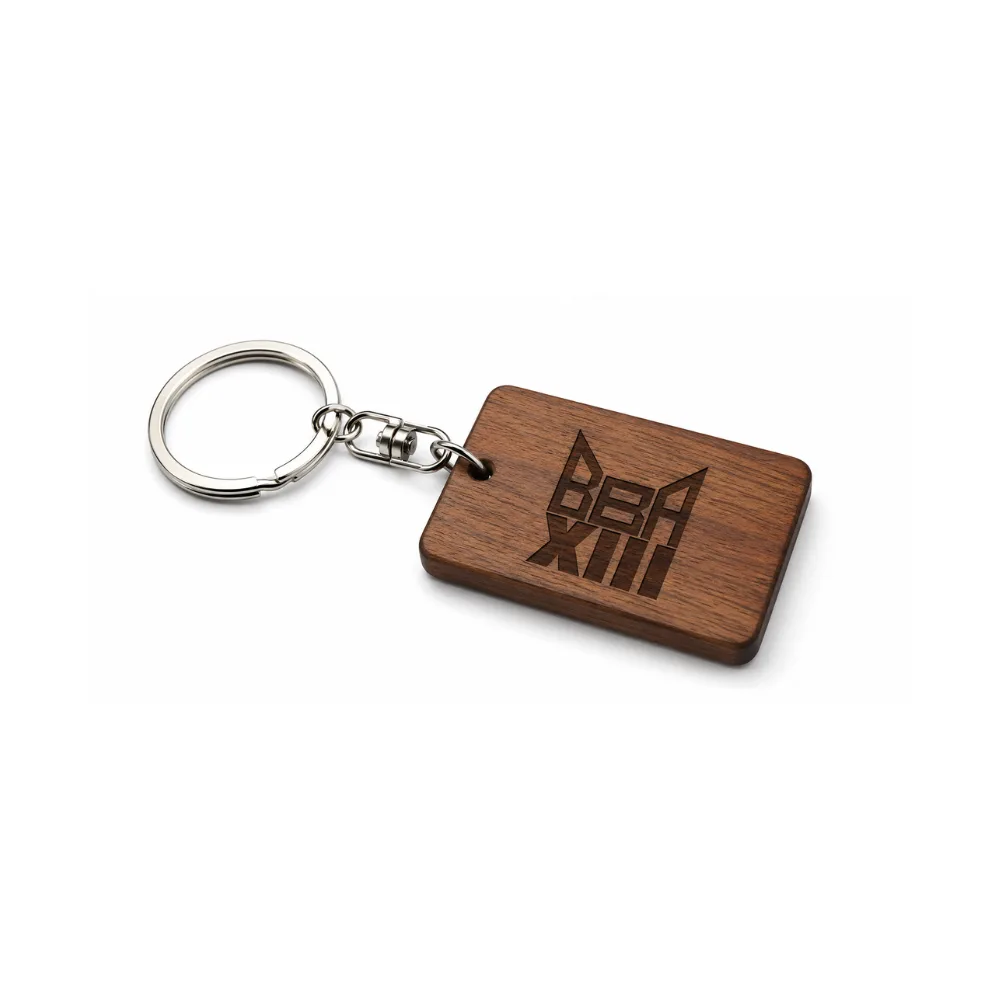 Custom Keyring — Wood
