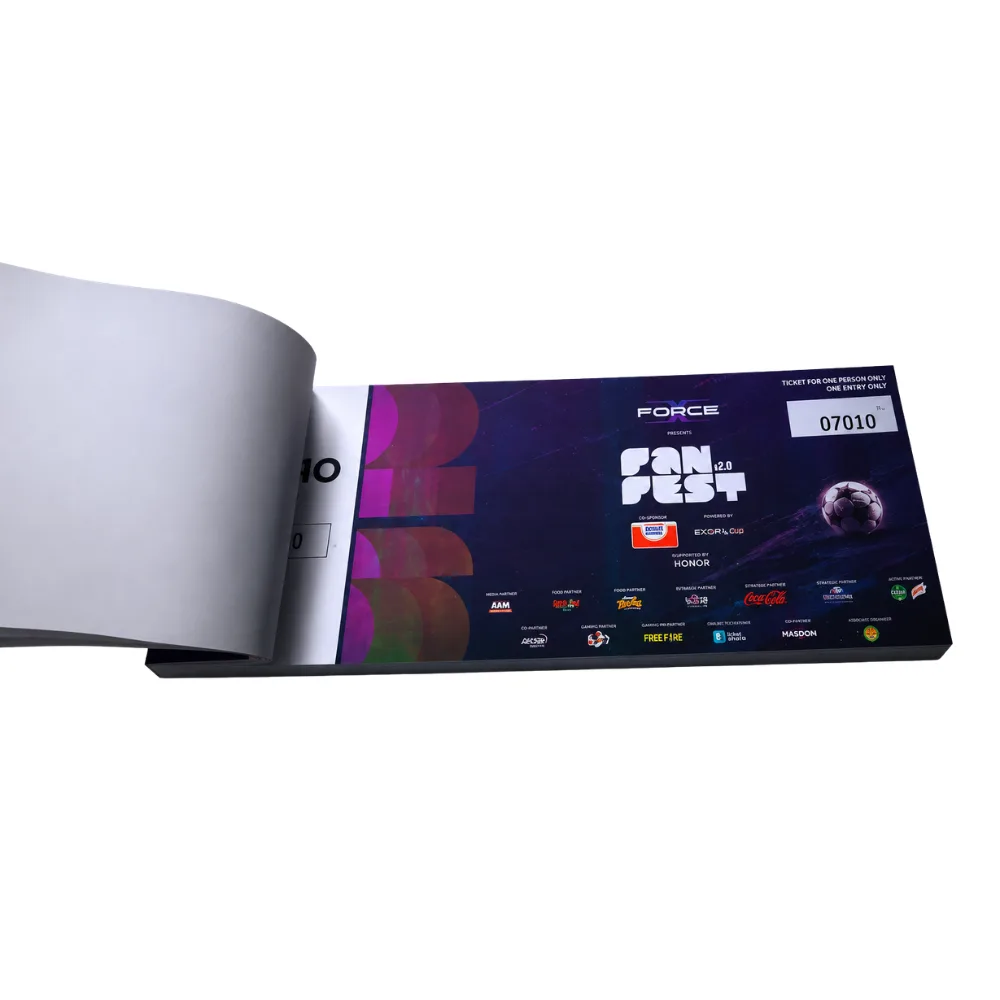 Event Ticket Booklet